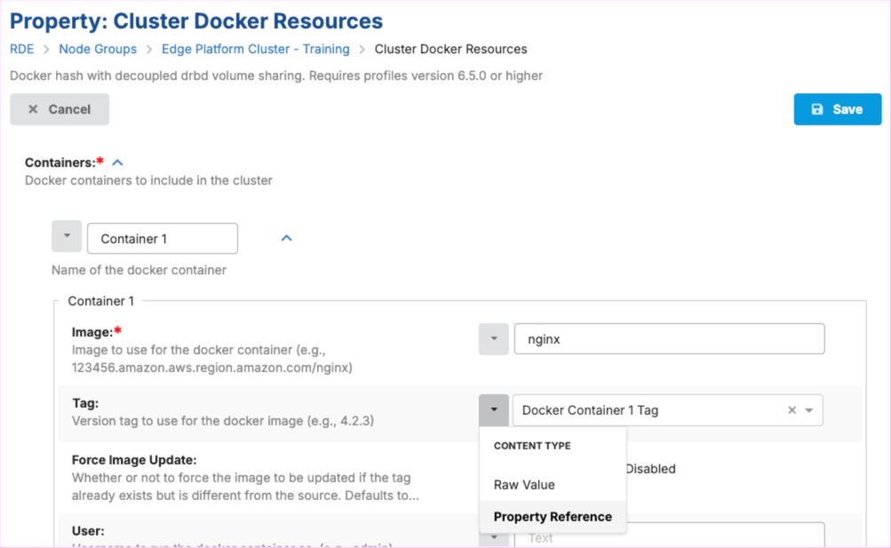 Cluster Docker Resources hash